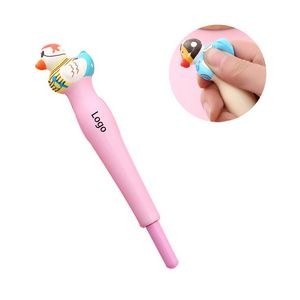 2 in 1 Squishy Duck Ball Pen and Squeeze Toy