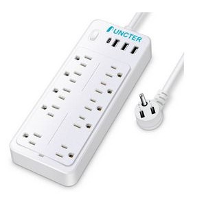 Surge Protector Power Strip w/USB Charging Ports
