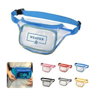 Neon Colors Clear Fanny Pack
