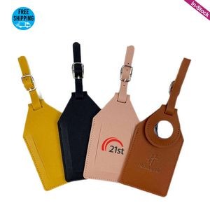 Vegan Leather Luggage Spotter Tags for Airtag Holder