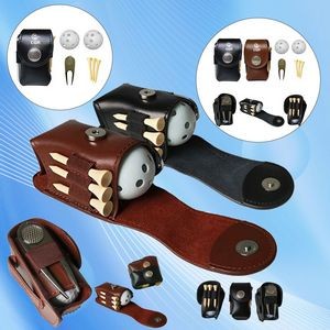Stylish Leather Holster for Golf Set