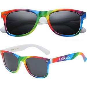 LGBT Pride Rainbow Vintage Plastic Sunglasses