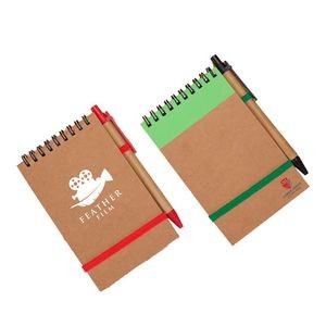 Recycled Jotter Notepad With Paper Pen