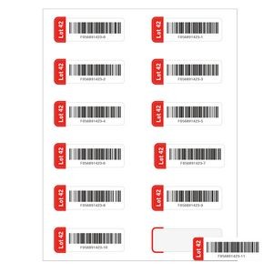 Quick & Colorful Sheeted Labels | Rectangle | 1