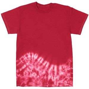Red Bottom Wave Short Sleeve T-Shirt