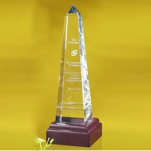 10" Grooved Obelisk Award