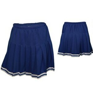 Girl's 14 Oz. Double Knit Pleated Skirt w/Trim