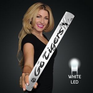 Fully Wrapped 16" White Foam Cheer Stick - Domestic Imprint