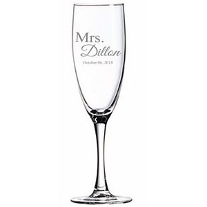 Wine Glasses - Clear Nuance Flute (5.75 Oz.)
