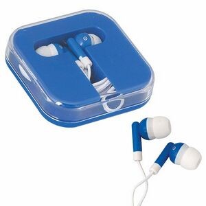 Ear buds in Square Plastic Case