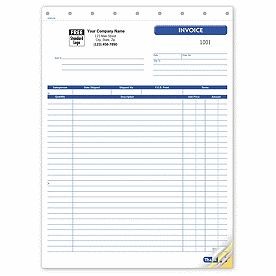 Large Shipping Invoice (2 Part)