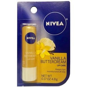 Nivea Lip Care - Vanilla Buttercream, 0.17oz (Case of 6)