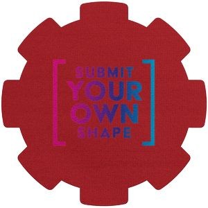 Grip-It™ Coaster Custom Shape 16 sq in - Red
