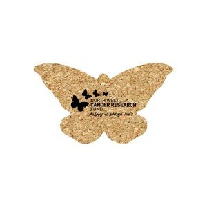 4" Econo Butterfly Cork Coaster