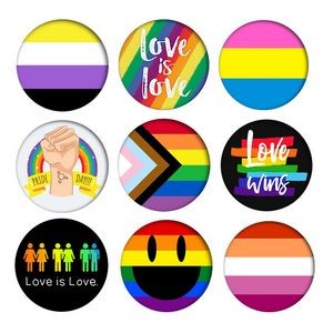 Custom Gay Pride Tinplate Badge