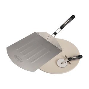 Cuisinart Outdoors® 3 Piece Pizza Grill Set - Stainless Steel