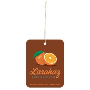 2.75" x 3.5" Paper Air Freshener Tag - Rectangle