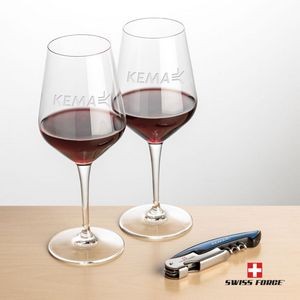 Swiss Force® Opener & 2 Germain Wine - Blue