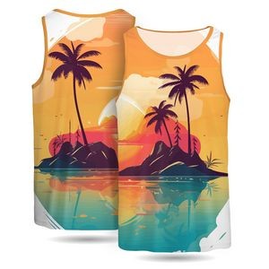 Unsex Full Color Dye Sublimated Performance Tank Top
