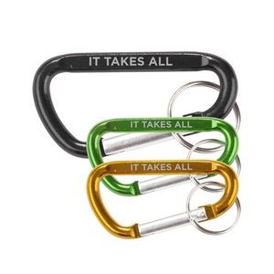 2-5/8" Carabiner W/Key Ring - Close out
