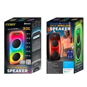 Dual-Driver Wireless Party Speaker - Booming Bass (Case of 12)