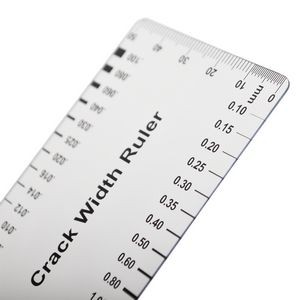 Concrete/Masonry Crack measurement Ruler