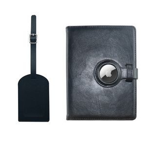 RFID Passport Wallet + Luggage Tag Kit