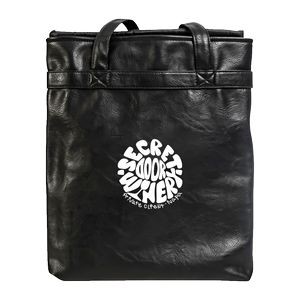 Leather Four Bottle Salesperson Tote Bag