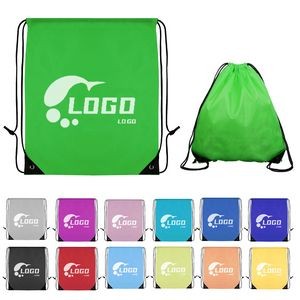 Polyester Drawstring Backpack MOQ 50pcs