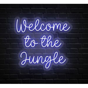 Welcome To The Jungle Neon Sign (32 " x 29 ")
