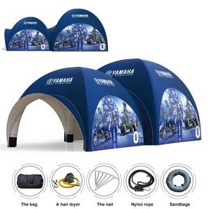 Couple 23ftx23ft Custom Inflatable Air Dome tent Combo