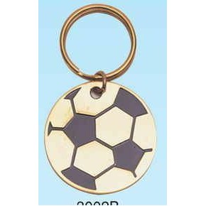 Soccer Key Ring (3"x1 3/4") -