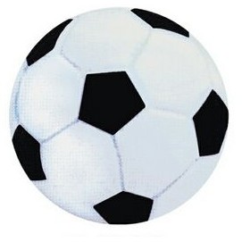 3 1/4" Rubber Bouncing Soccer Ball