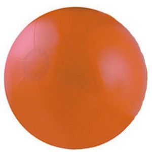 12" Inflatable Solid Orange Beach Ball