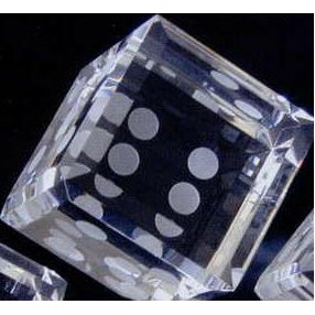 Crystal Dice Paper Weight (2