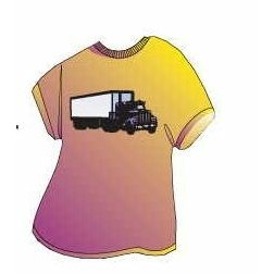 Diesel Truck T-Shirt Mighty Mini Magnet