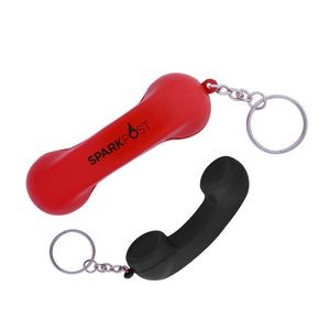 Telephone Receiver Stress Reliever Key Chain