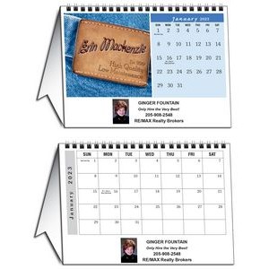 "In-the-Image" Personalized Tent Desk Calendar