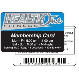 Heavy Laminated Membership Card (2-1/8"x3-3/8")