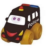 Rubber Police Car