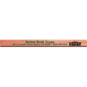 Natural Lacquered Carpenter Pencils