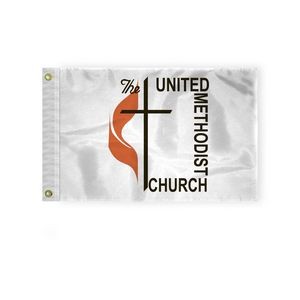 Methodist Flags 12x18 inch