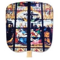 Cathedral Window Stock Religious & Inspirational Fan