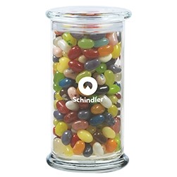 Status Glass Jar - Jelly Belly® Jelly Beans (Assorted) (20.5 Oz.)