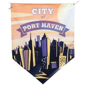 Full Color Durable Pennant Banner (24"x36")