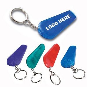 2-in-1 LED Whistle Keychain