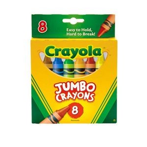 Crayola Jumbo Crayons - 8 Count, Assorted Colors (Case of 912)
