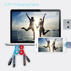 SCB01 3.3Ft/1M 2-in-1 iPhone and Android Charging Cable