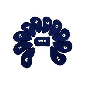 Golf Iron Head Covers Set of 10