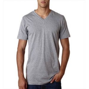 Men's Short Sleeve V-Neck T-Shirt - Sport Grey, Medium (Case of 12)